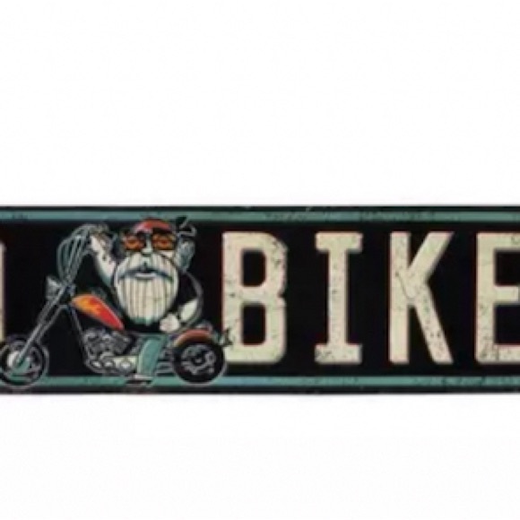 Old Biker Boulevard Metal Sign. Motorcycle, Man Cave, Sport, Garage & Fun Gift - Picture 3 of 4